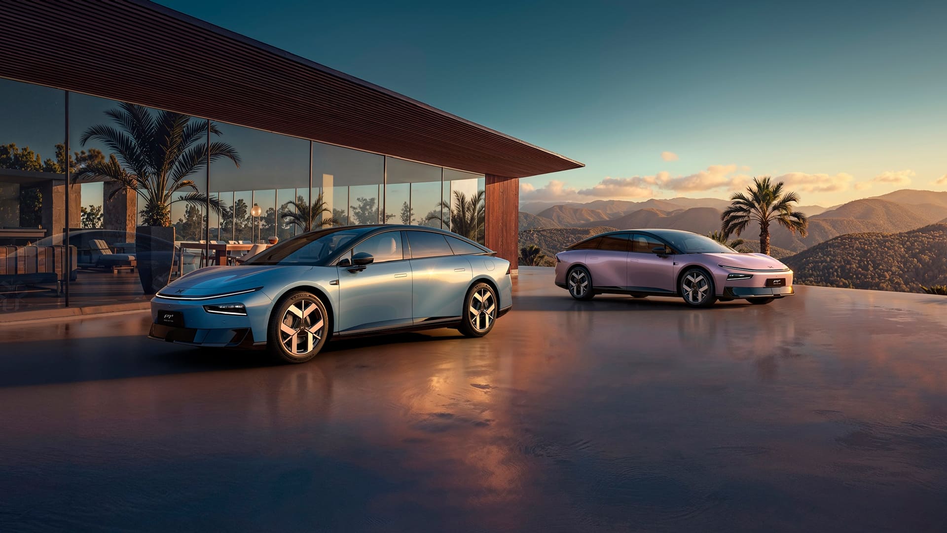 Електромобілі X-Peng P7+ PHEV з Китаю